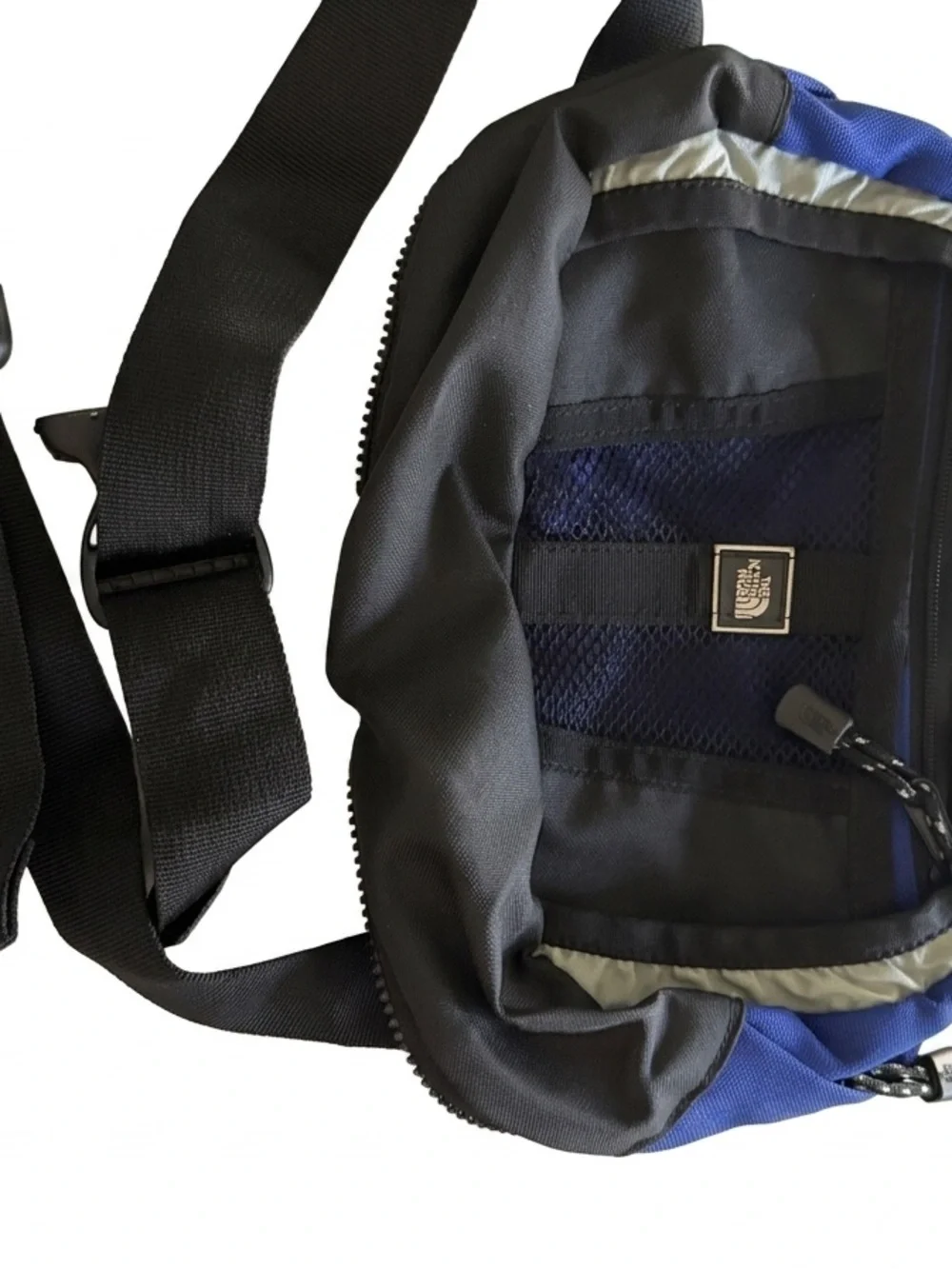 The North Face Blue & Black Fanny Pack / Crossbody Waist Bag